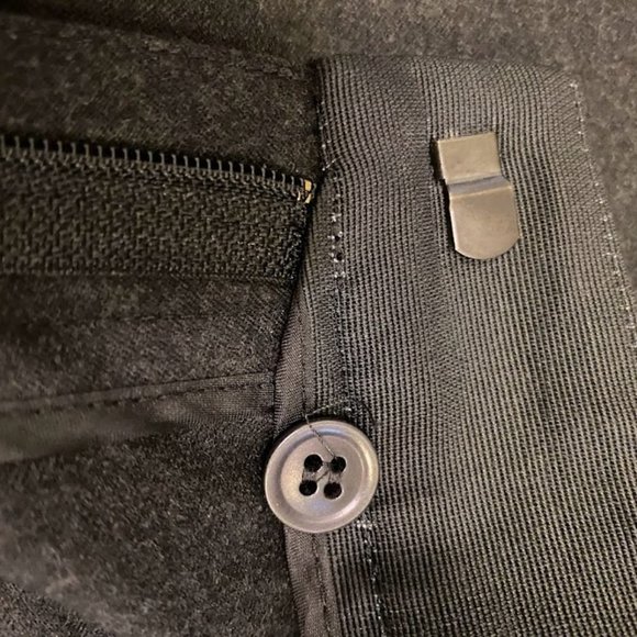 Giorgio Armani Stretch Vigin Wool Straight Leg Dress Pants - Picture 4 of 7